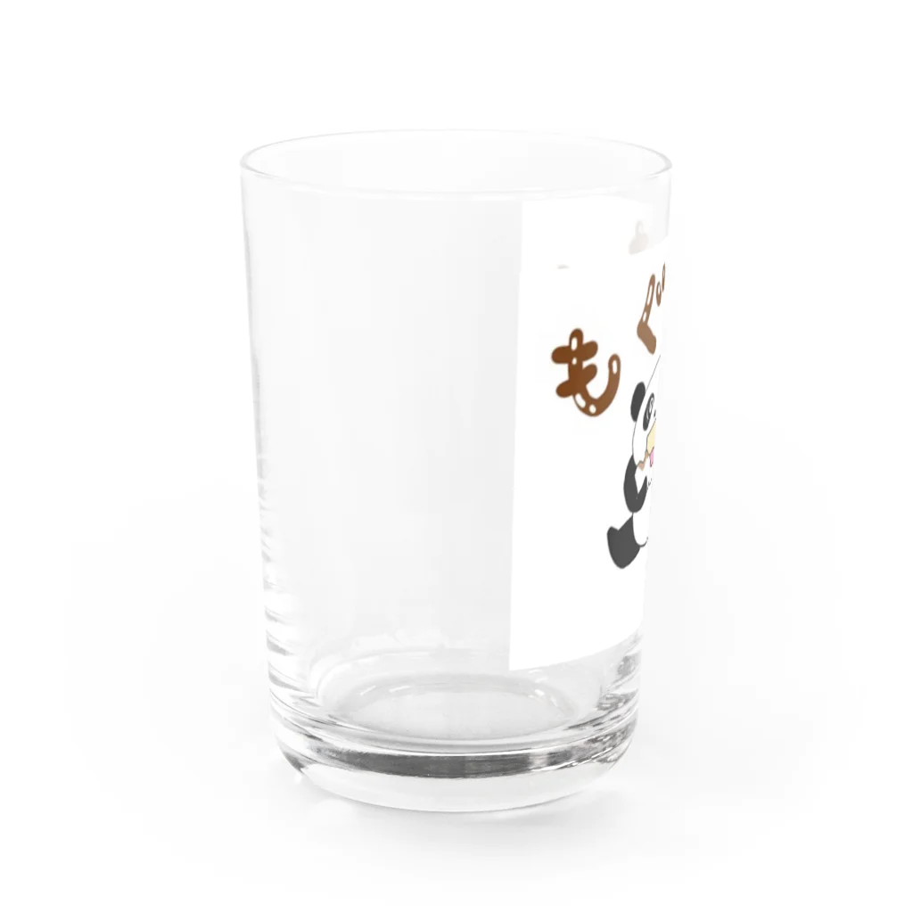 ORIちゃんのパンダパンダもぐもぐ Water Glass :left