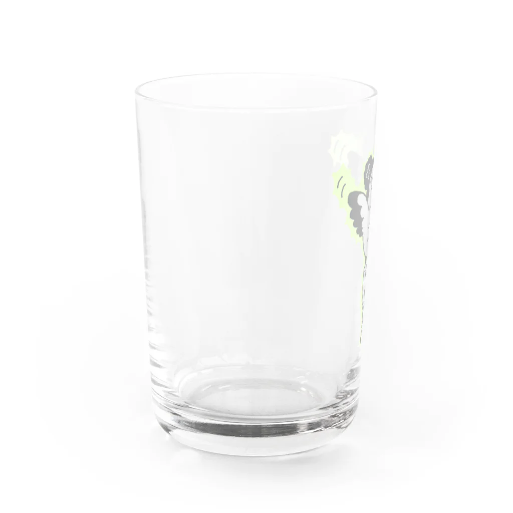 あやさんの色の薄いカンムリクマタカ Water Glass :left