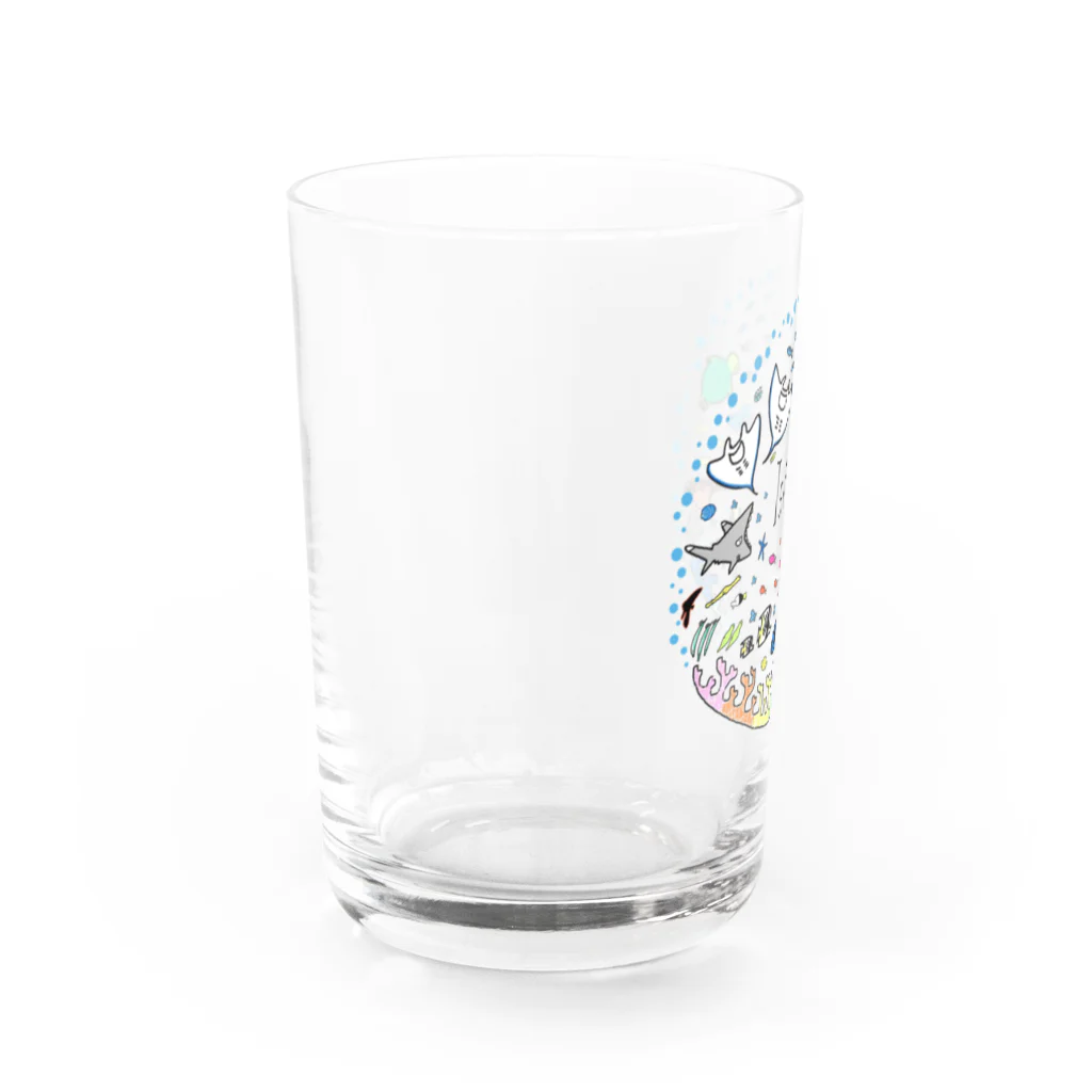 ぎょぎょまあとの石垣島の海の中 Water Glass :left