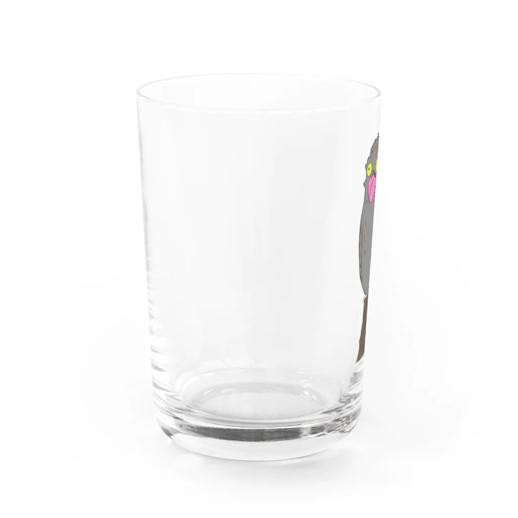 野村商店のタチヨタカ君 Water Glass :left