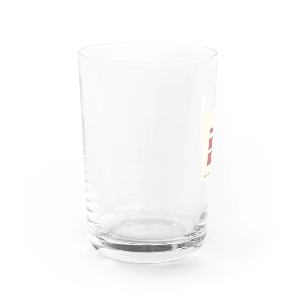 kayosaramuukのkayomuuk playfulness Water Glass :left