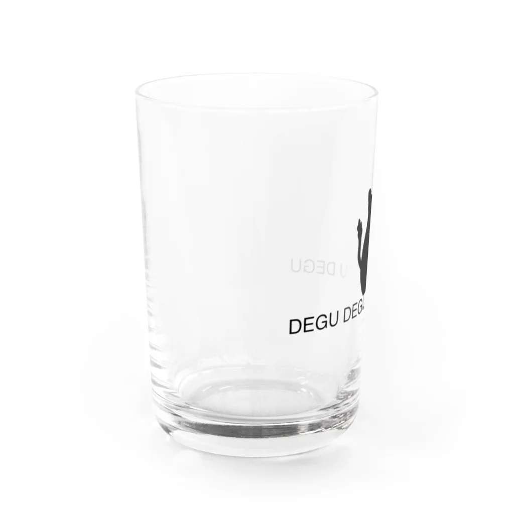 ちいたさんのシルエットデグー Water Glass :left