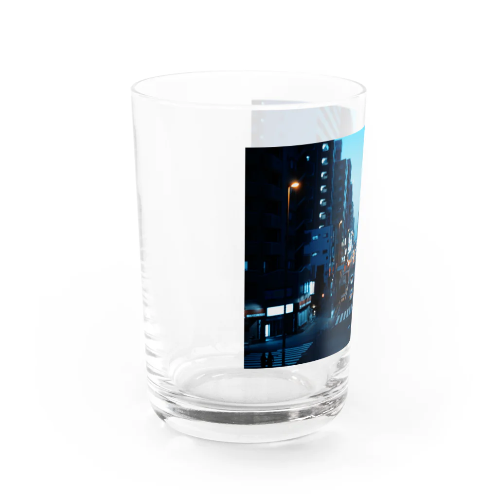 guu.の青の都会 Water Glass :left