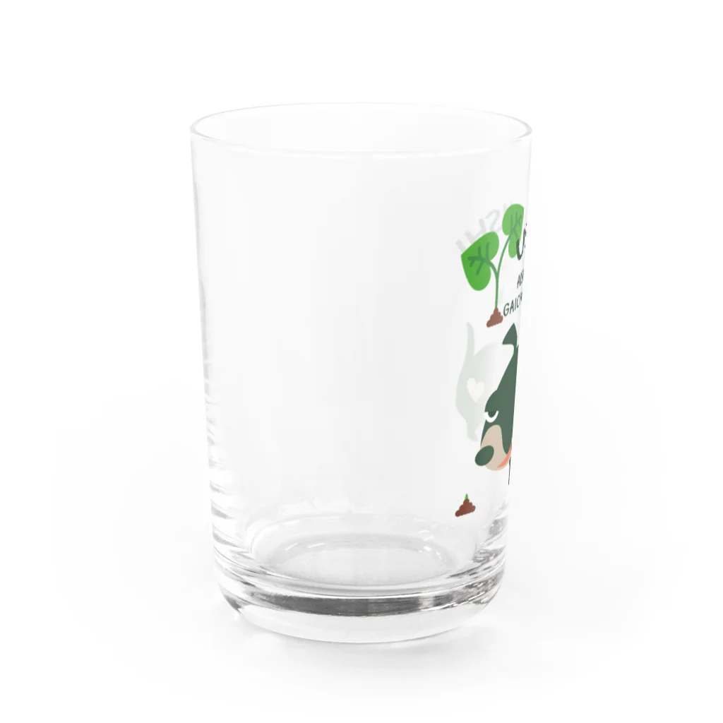 イラスト MONYAAT のCT68 愛してガイコッチャ*ウシシ*C Water Glass :left