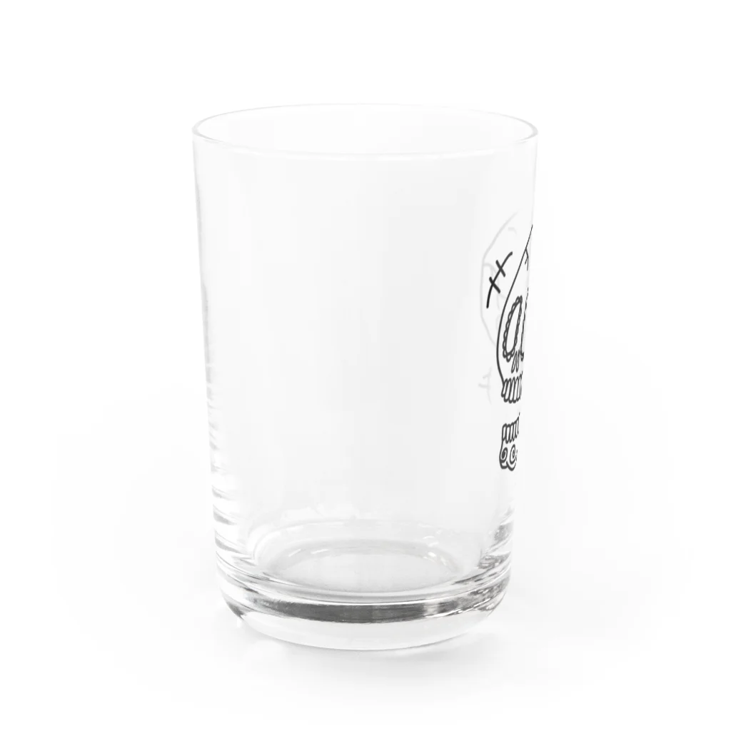 ナチュラルBONEキラーズのホネ＝アカルイーヤ Water Glass :left