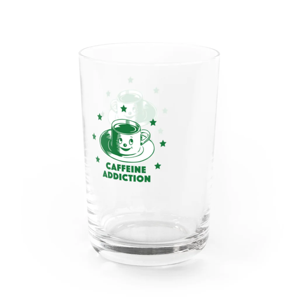 LONESOME TYPE ススのCAFFEINE ADDICTION (GREEN) Water Glass :left