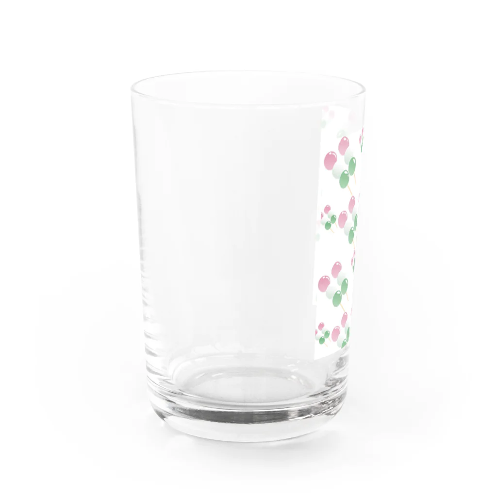 Interesante - インテレサンテの三色団子尽くし Water Glass :left