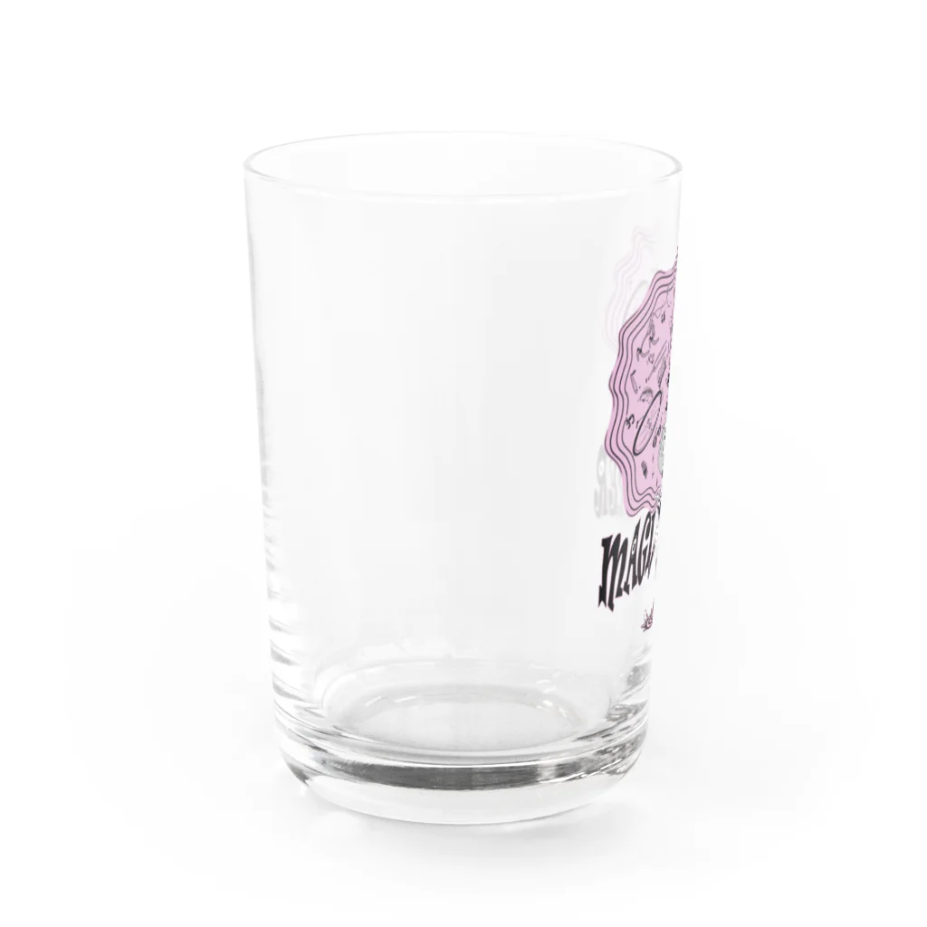 nidan-illustrationの“MAGI COURIER” pink #1 Water Glass :left