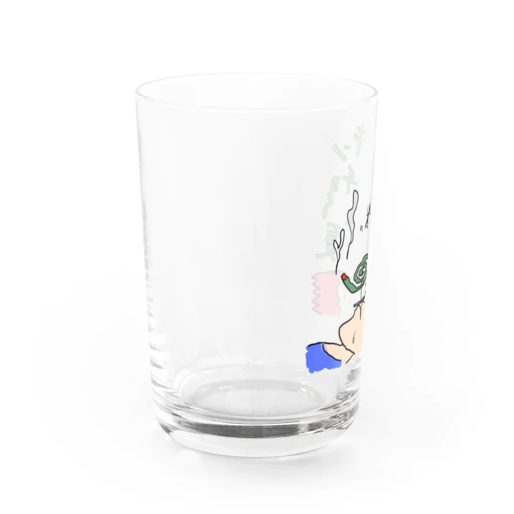Koukichi_Tのお店の🦟緊張の夏 Water Glass :left