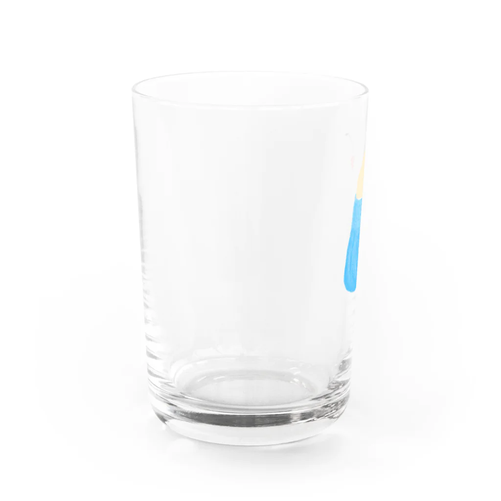 すかいぶるーのクリームソーダ/ぶるー Water Glass :left