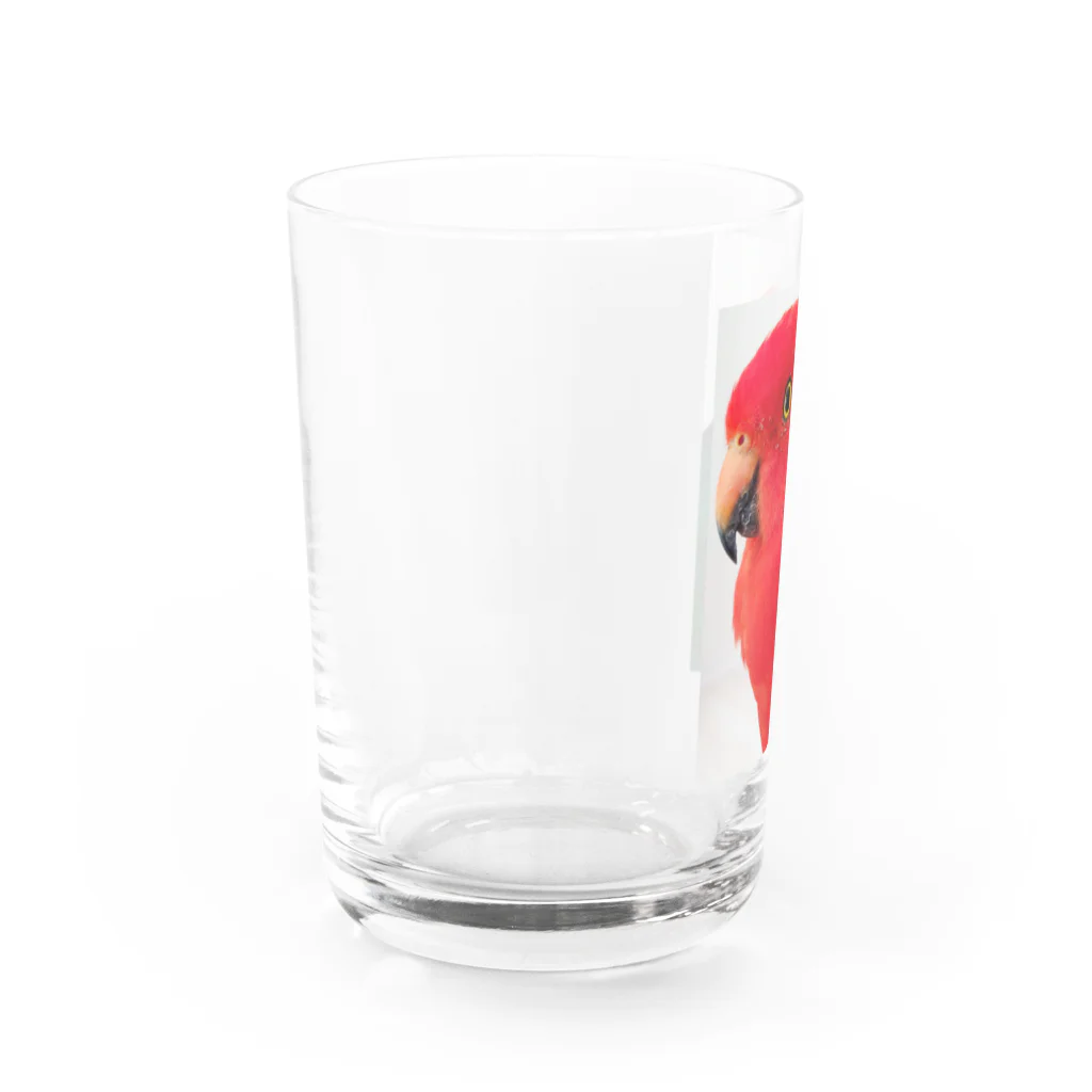 がっちゃんとアラレと小福の横向きがっちゃん Water Glass :left