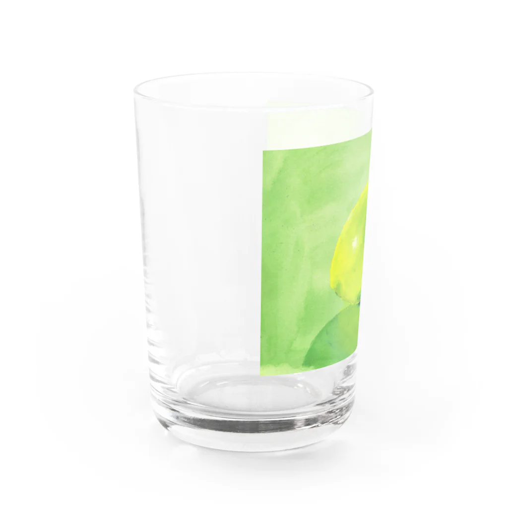 かよコーンショップの名も無きレモン Water Glass :left