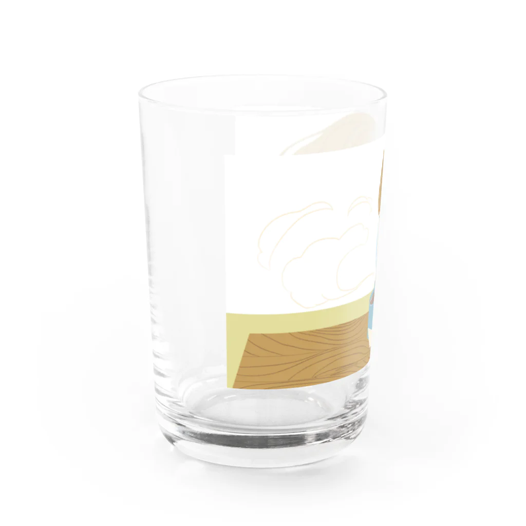 すぬたんのグッズ売り場のSSWすぬたんグッズ｢ピュアココア｣イラスト Water Glass :left