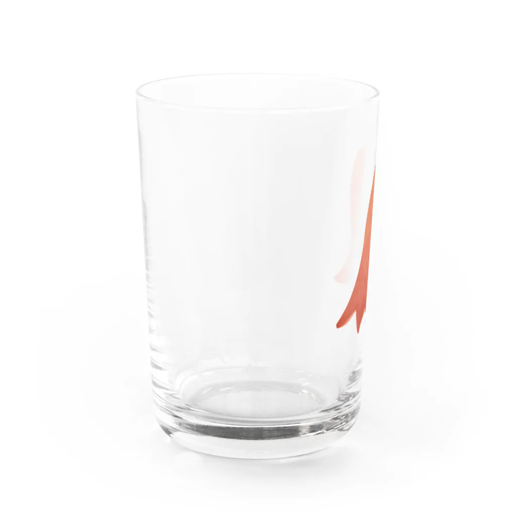 mymyのたこさんウィンナー Water Glass :left