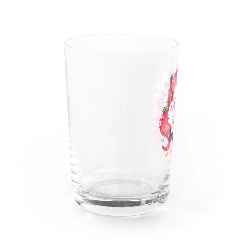 来世の林檎しゃん のSuicide Maid ミニキャラ赤色❤️ Water Glass :left