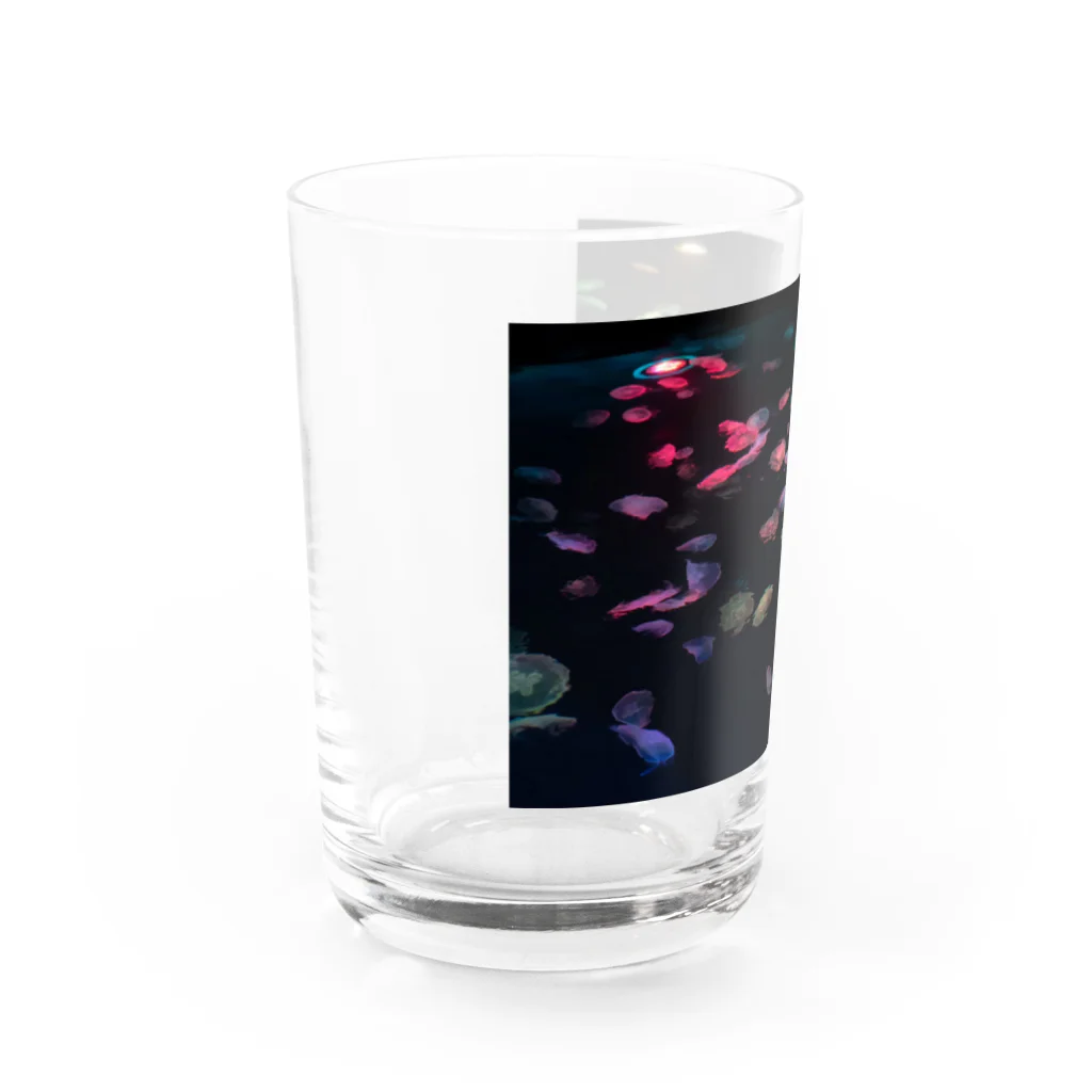 ウォーターブロックのレインボークラゲ Water Glass :left