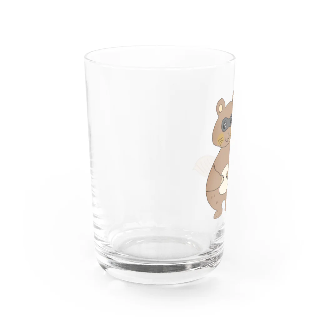 マザーランドのたぬき Water Glass :left