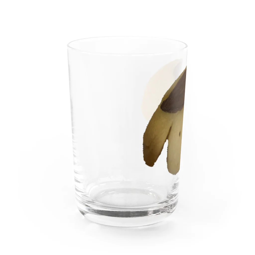 怠惰なレーズンの　来世のポムポム Water Glass :left