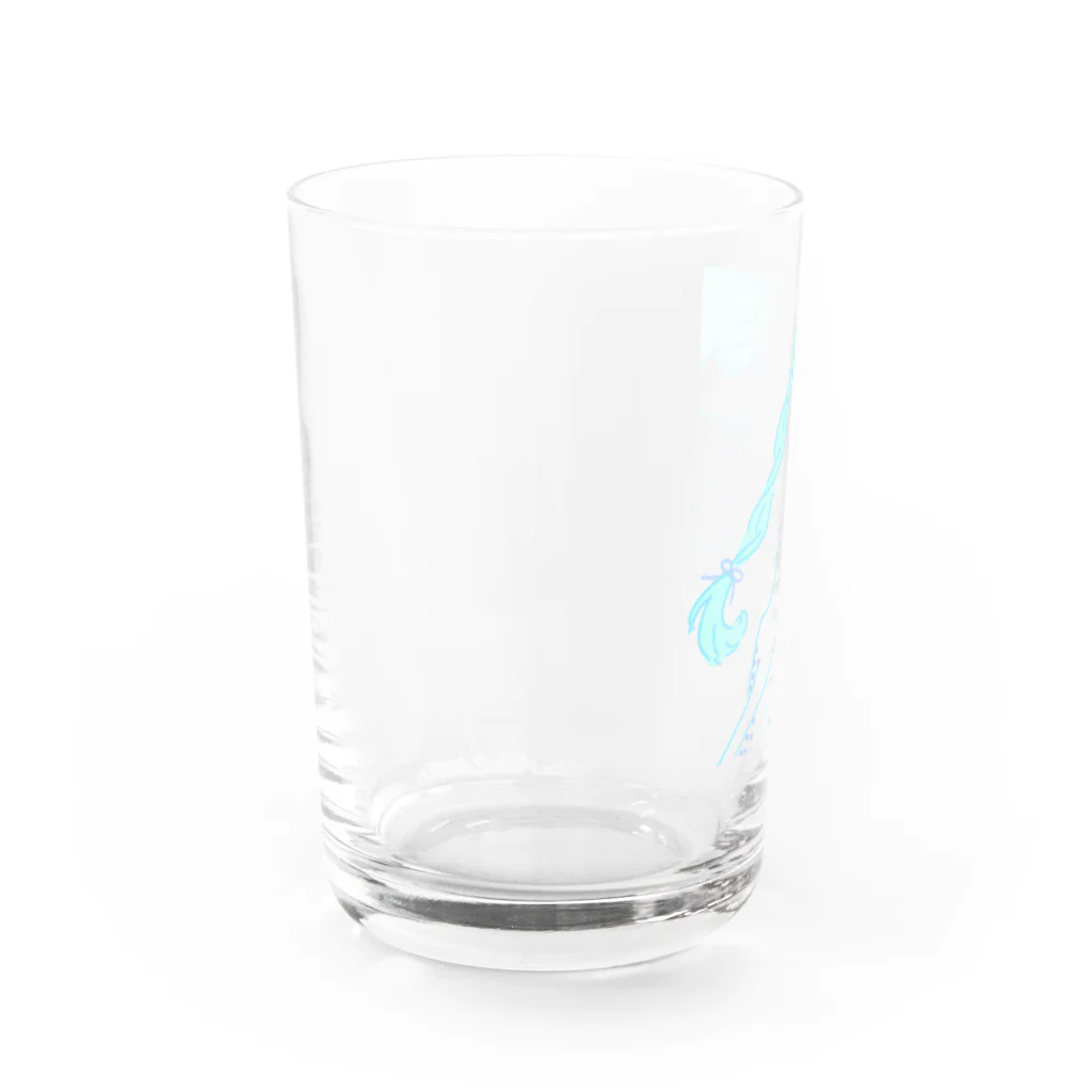 ゆきまる印 @バス停のしゅわしゅわ Water Glass :left