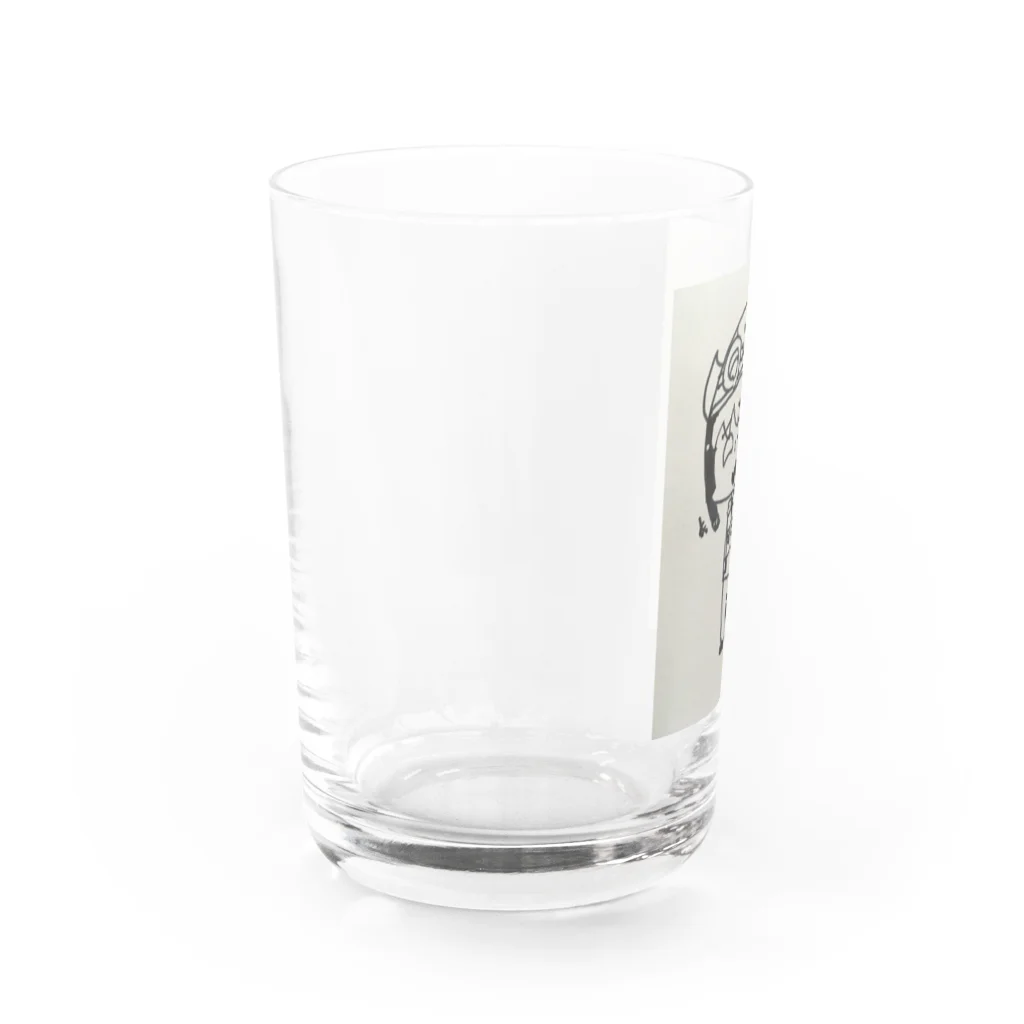 さなくまの私の推し　その名はショッピ Water Glass :left