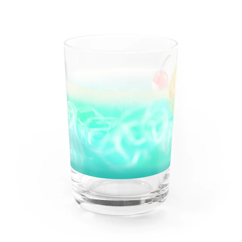 あおねこのお店。のいつでもクリソ。 Water Glass :left