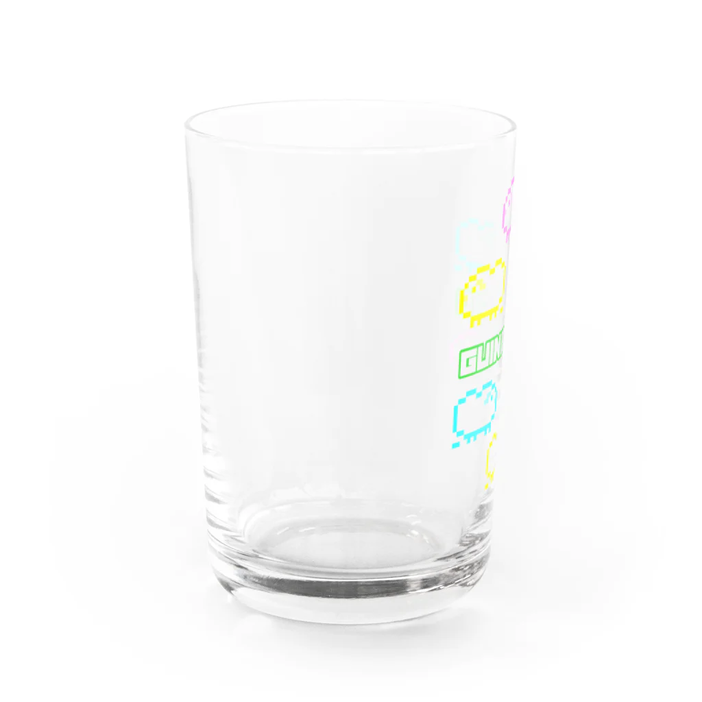 もんぺ＋MORPHEUSのカラフルモルドット Water Glass :left