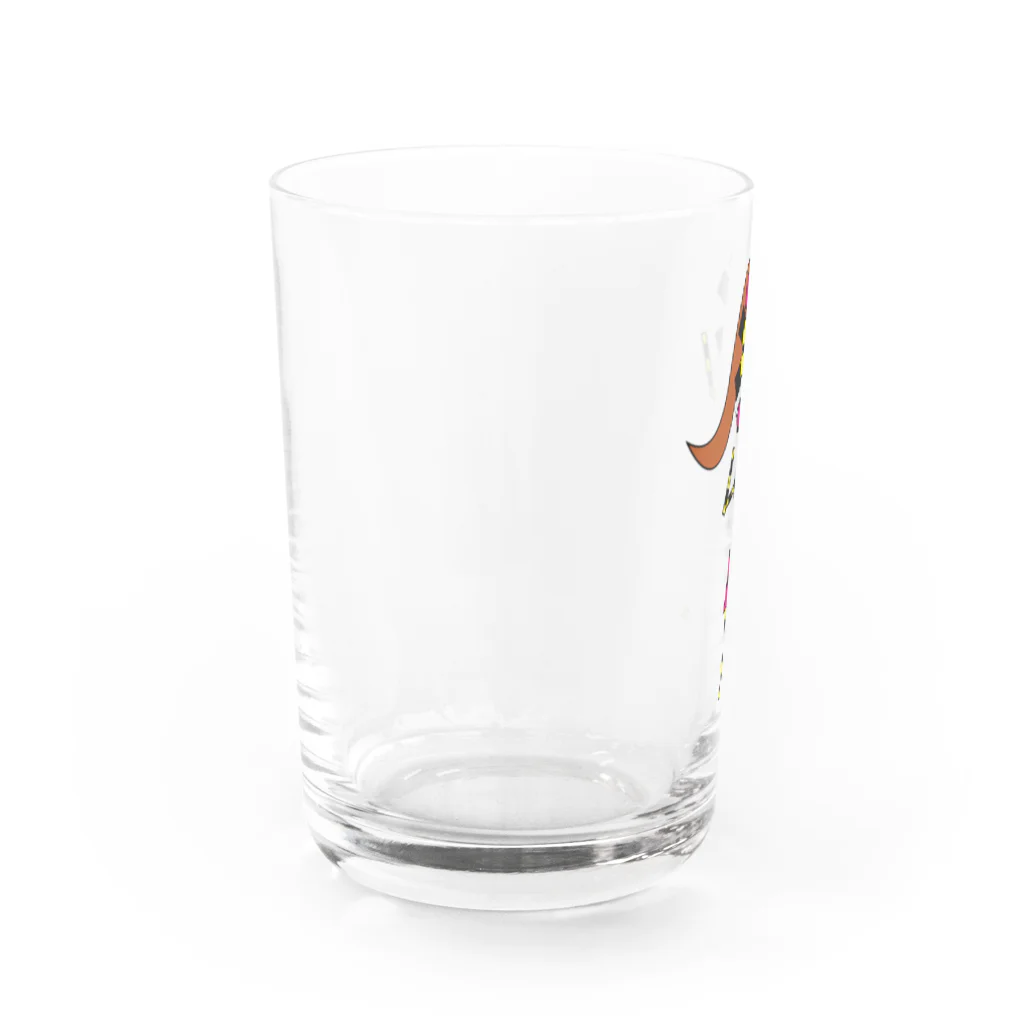 ゴロニャーのダサT屋さんのフミ子・スイーツ from ボールヘッズ Water Glass :left