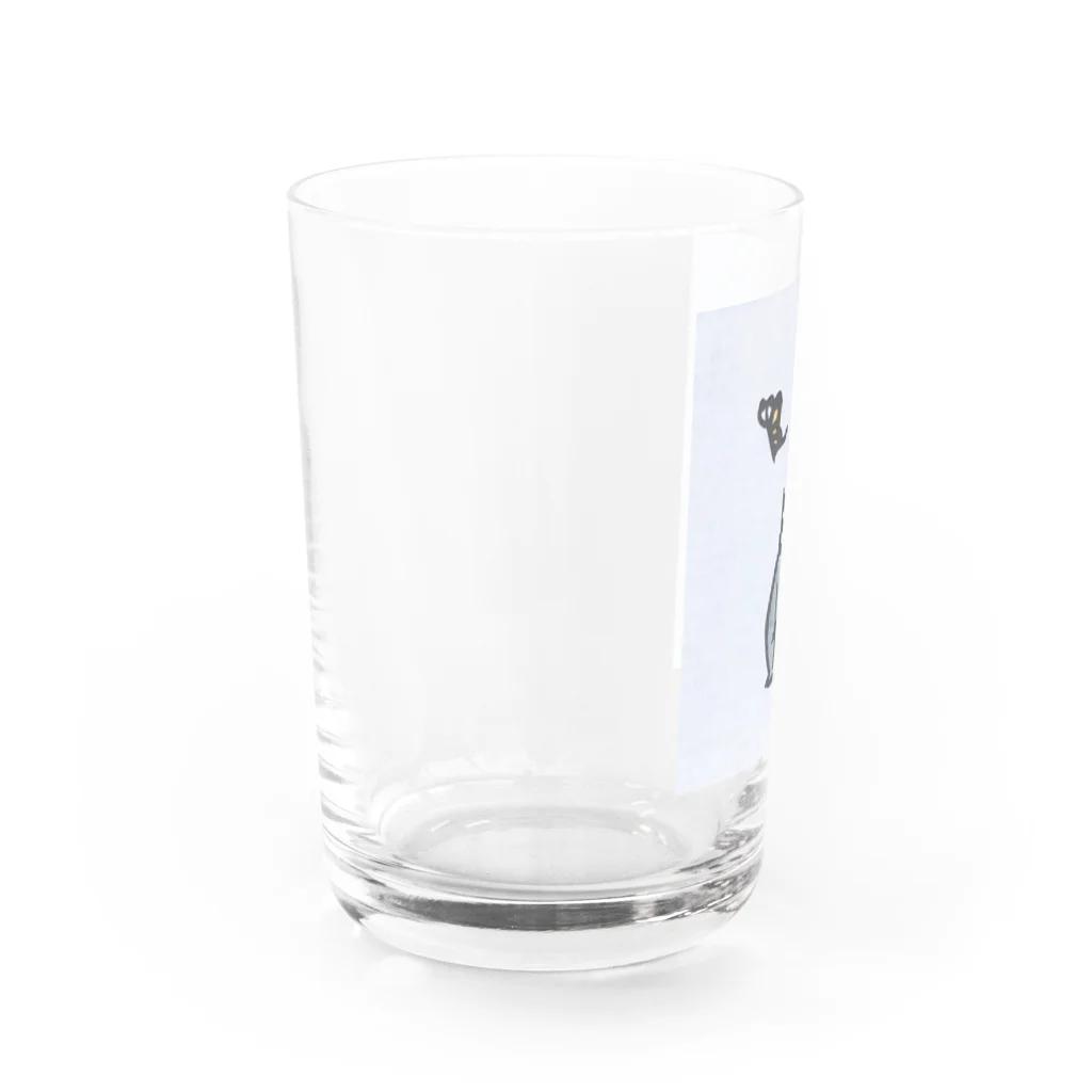 つきのくろのてふてふをみるぺんぺん Water Glass :left