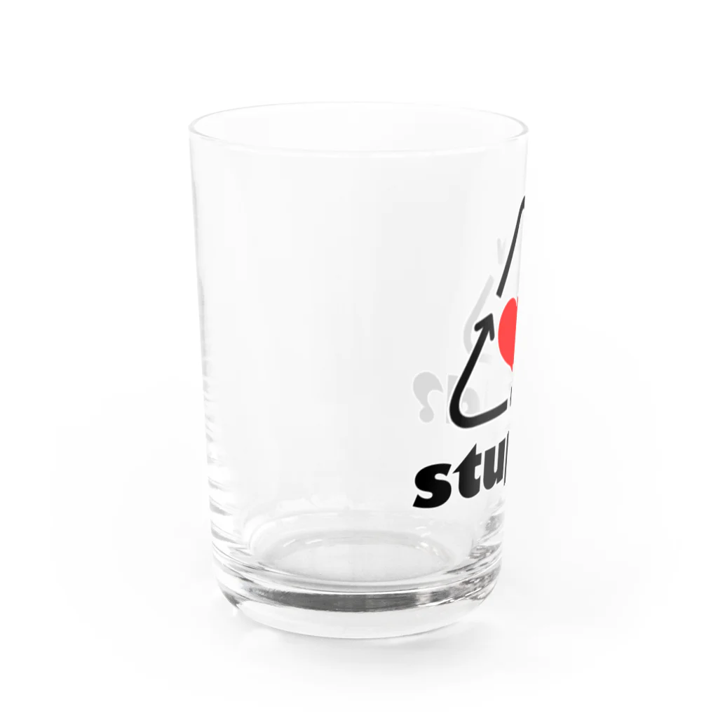 stupid?のリサイクル Water Glass :left