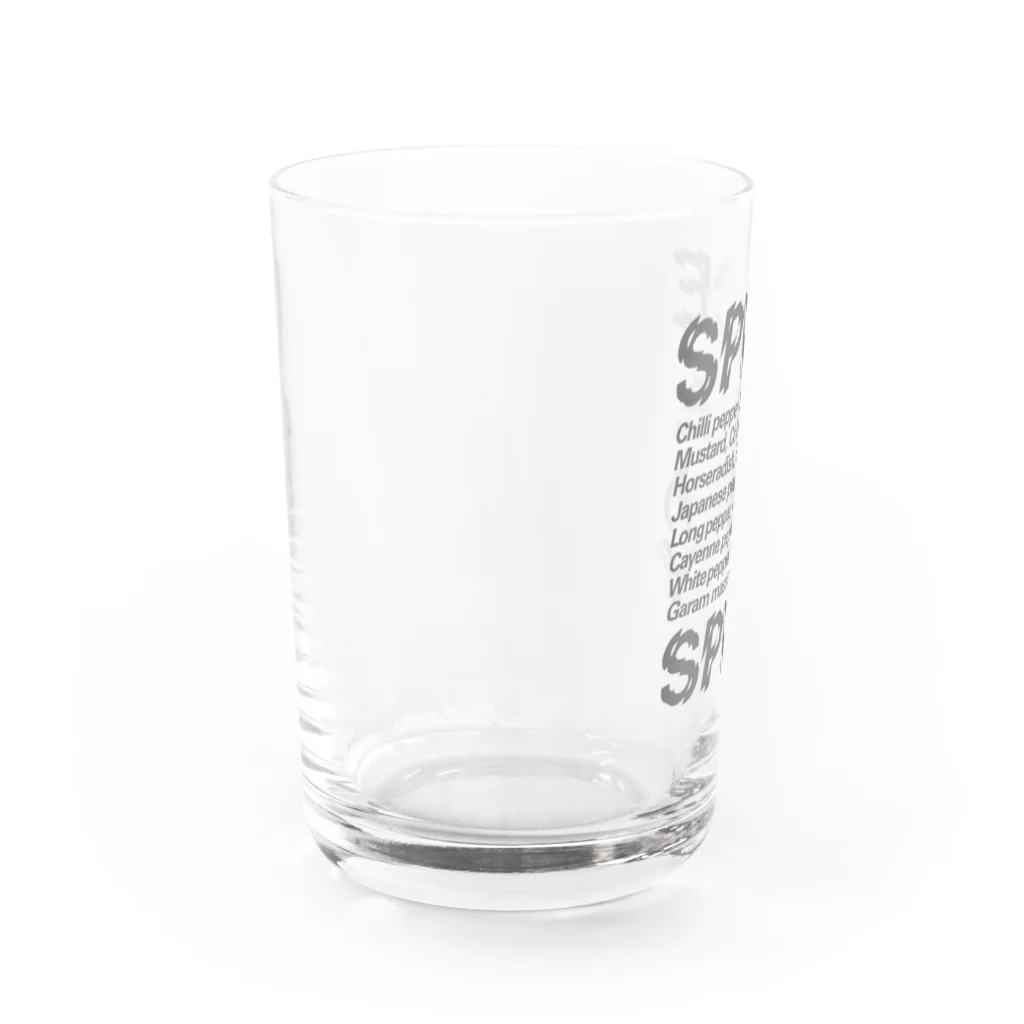 LONESOME TYPE ススのSPICE SPICY（Diagonal） Water Glass :left