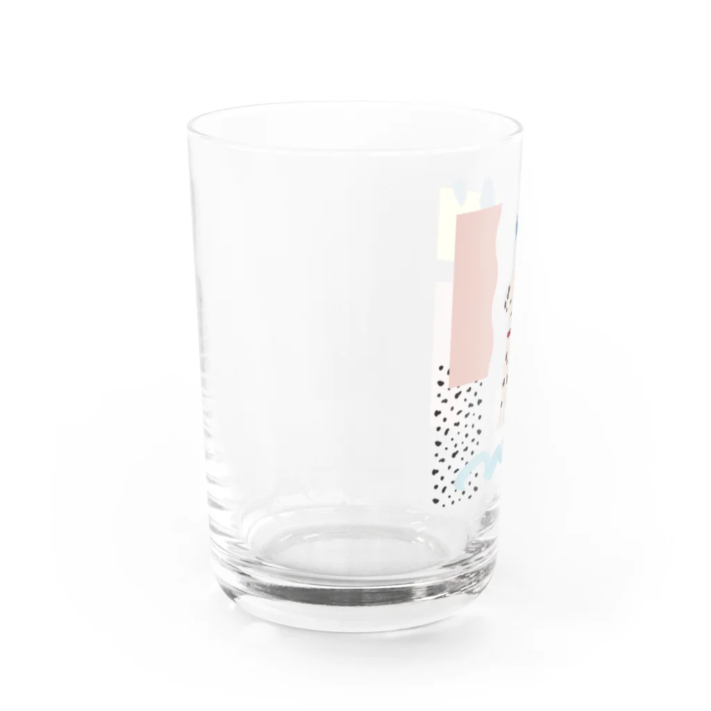 GOP storeの6/26発売　BIGLOVE約束犬(ダルメシアンちゃん) Water Glass :left