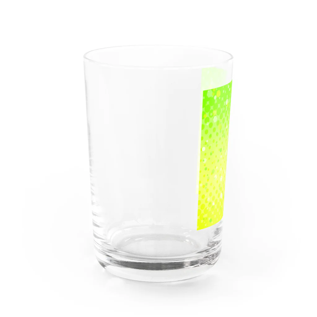 七色金魚鉢のレモンライムソーダ Water Glass :left