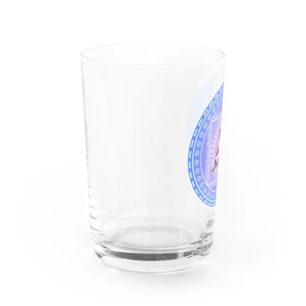 suimuiのどっしりと構えたネコちゃん Water Glass :left