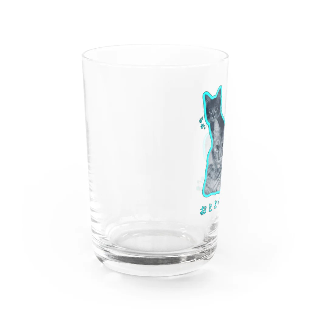 #NNN被害者の会のおととい来やがれ　水色 Water Glass :left