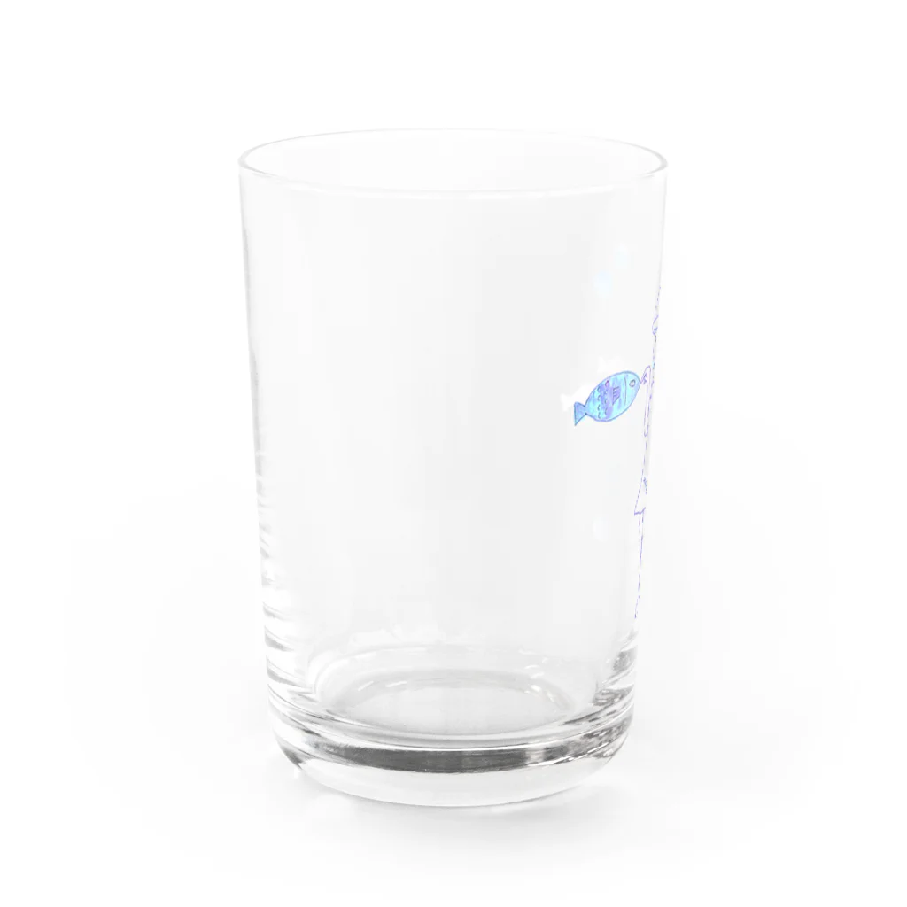 ネコとソラの夏の少女 Water Glass :left