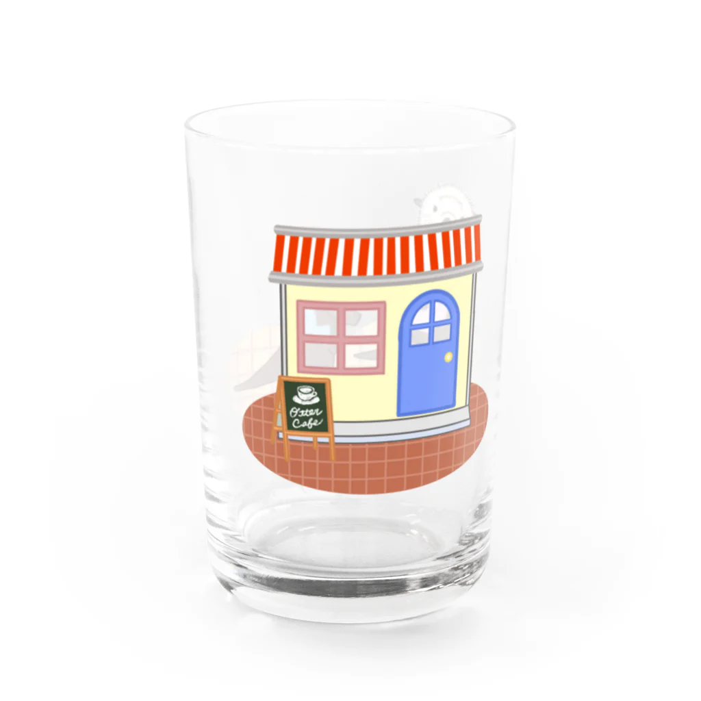 poshamixのラッコとカワウソのおでかけ Water Glass :left