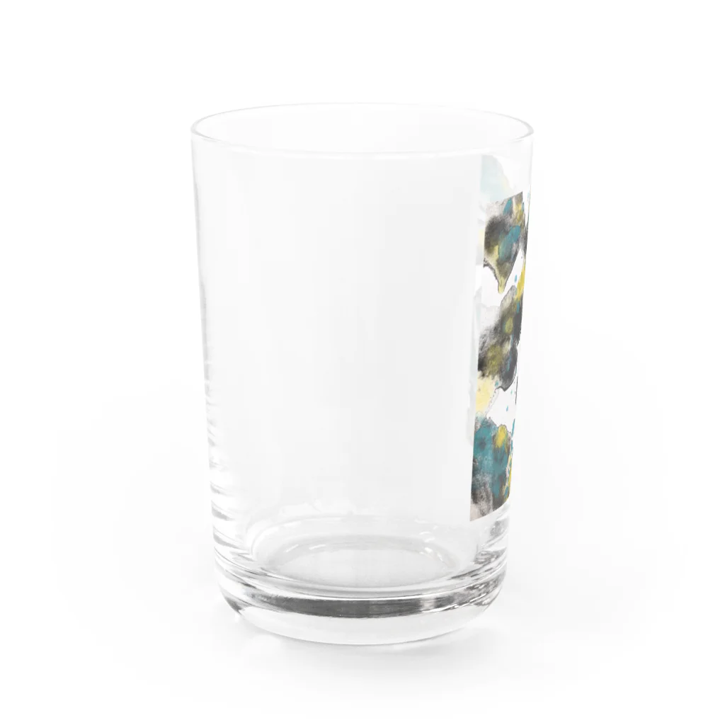 高田弐式のMixing colors  Water Glass :left