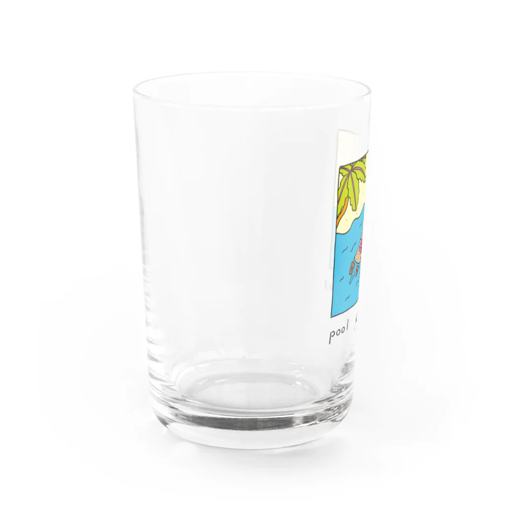 Futakawa Mayuのグッズショップのpool ラッコ Water Glass :left