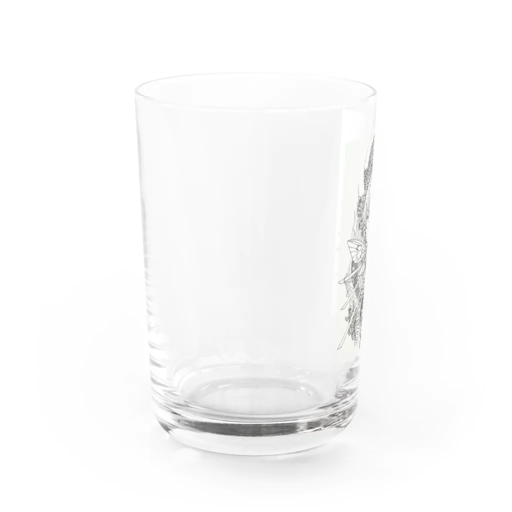 白鹿の蟒蛇 Water Glass :left