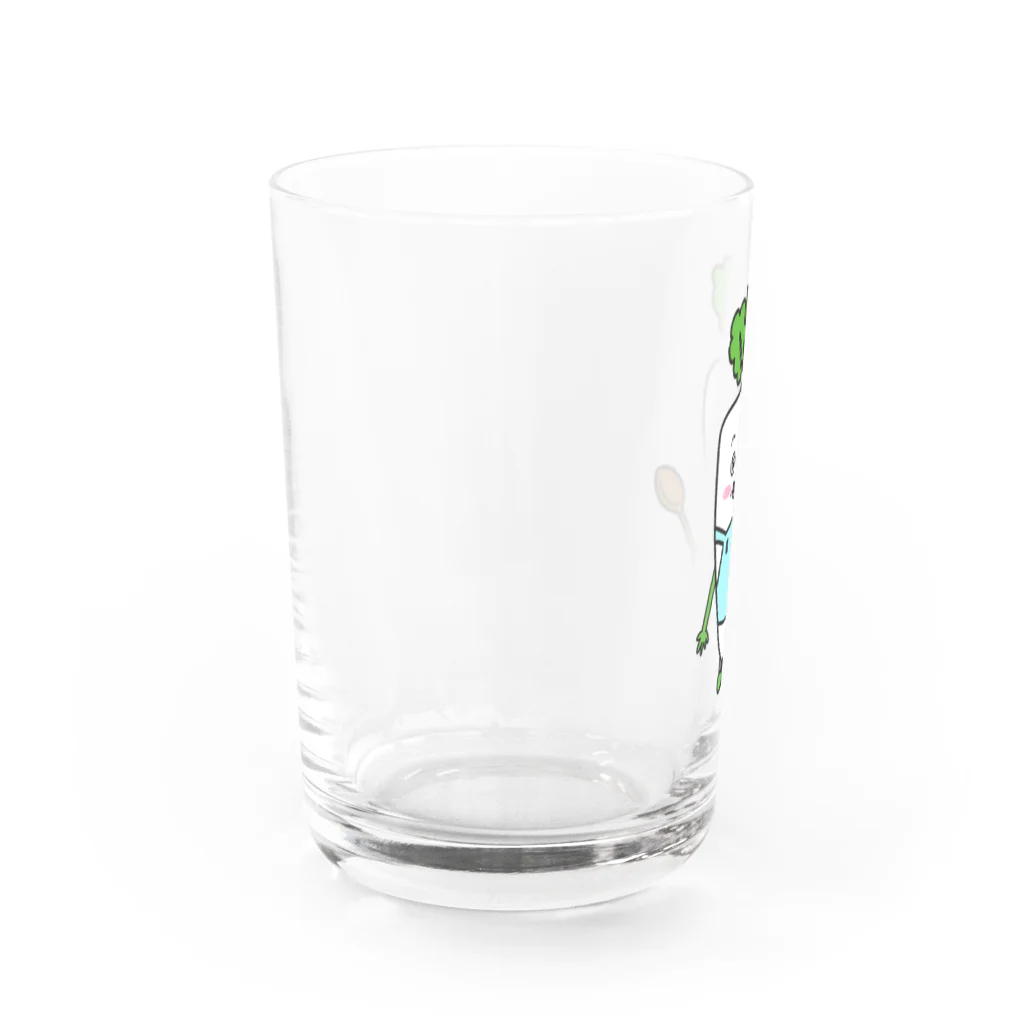 Let's Vegetablesのだいこさん【Let's Vegetables】 Water Glass :left