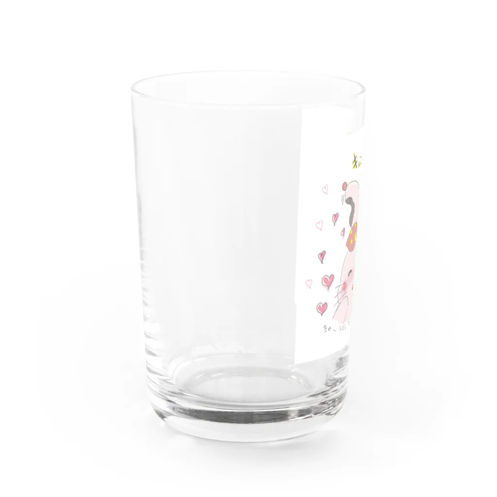 フラワープリンセスのきゅんきゅん♡ラビット Water Glass :left