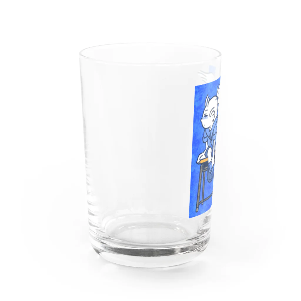 半分迷子のおみせの夏のにおいがする Water Glass :left