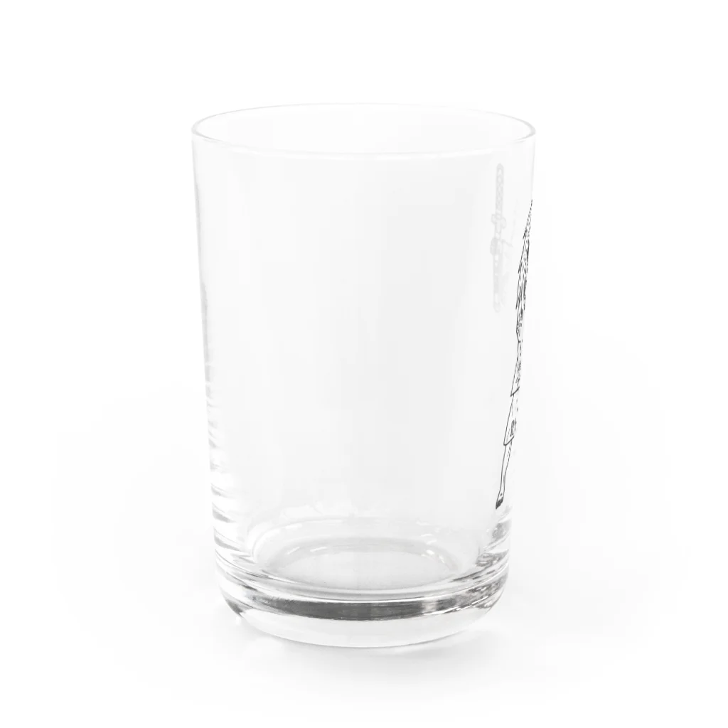 oekaki/ROUTE ONEの歌舞伎　ROUTE ONE Water Glass :left