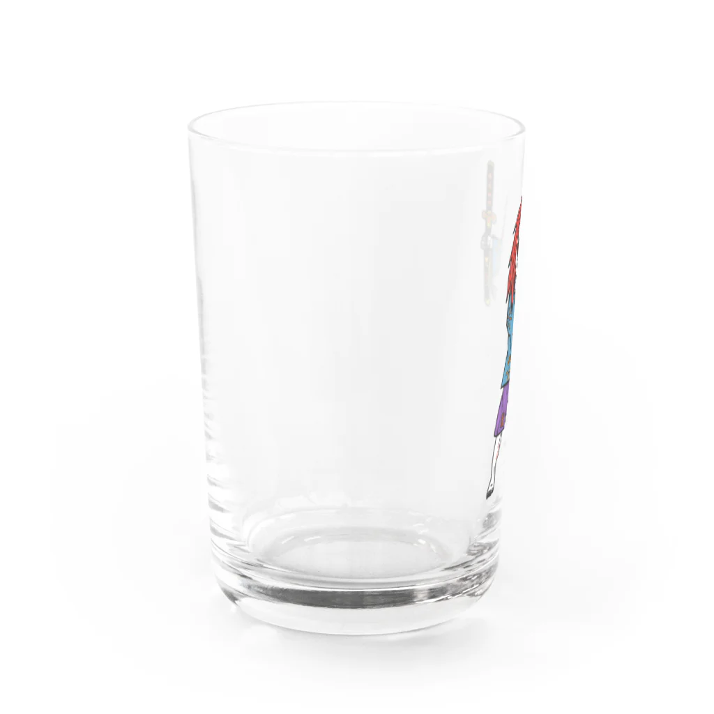 oekaki/ROUTE ONEの歌舞伎　ROUTE ONE Water Glass :left