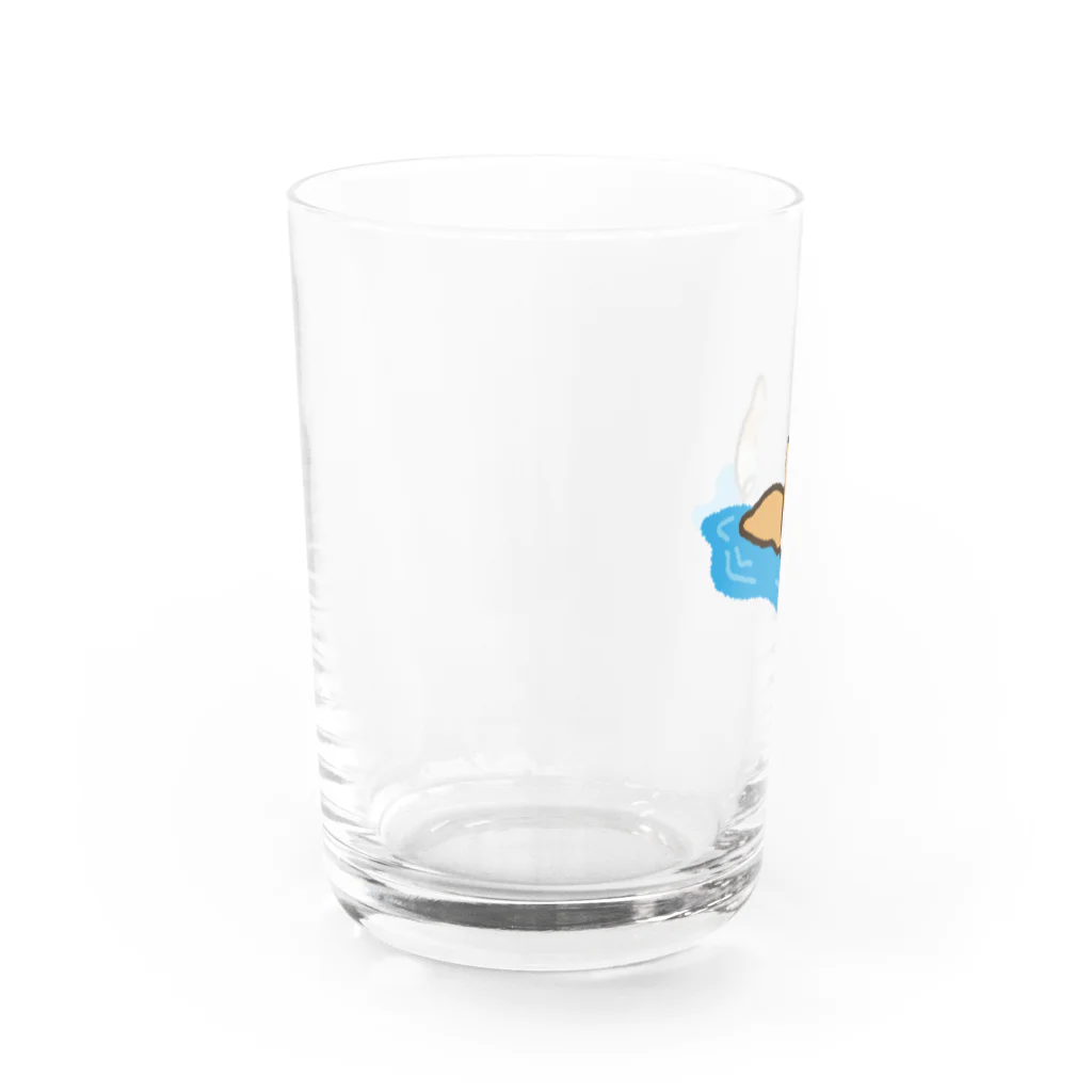 しばじるしデザインの泳ぐ！しばいぬ Water Glass :left