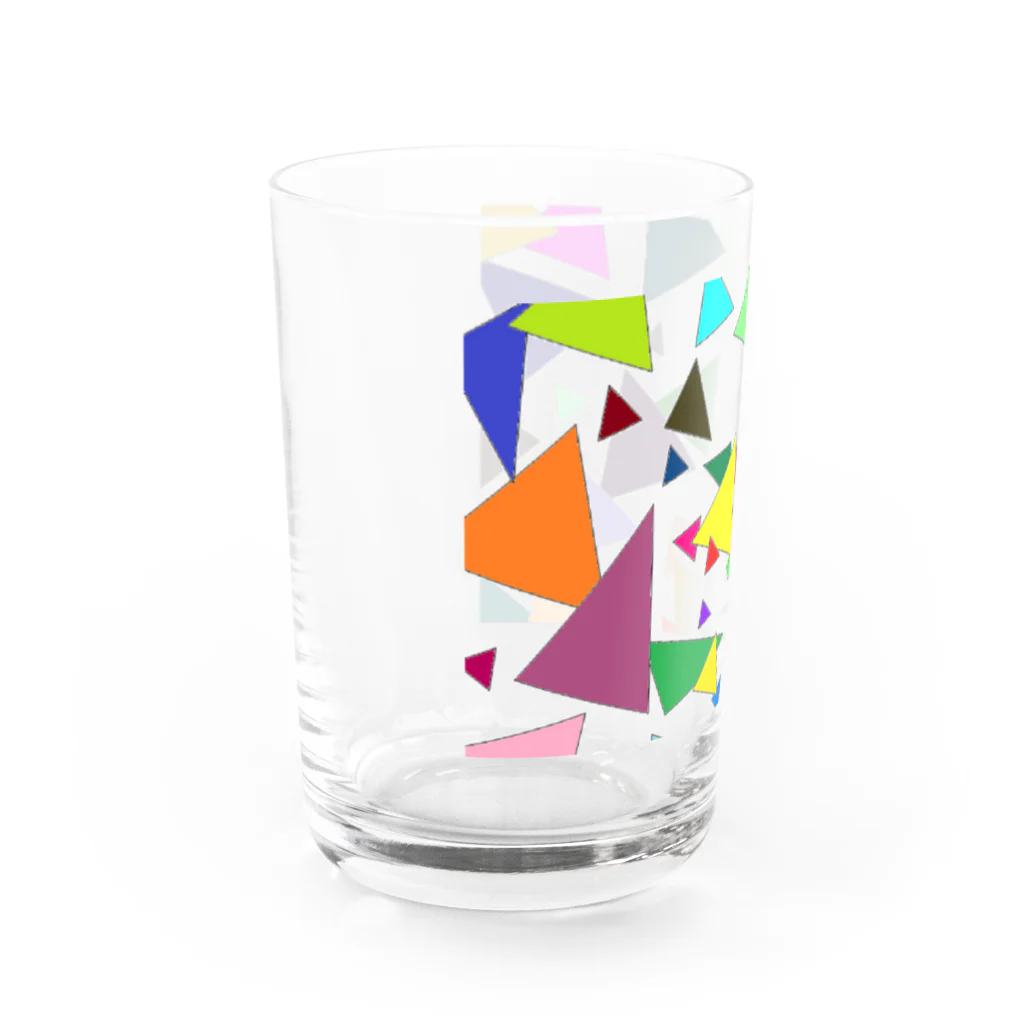 でおきしりぼ子の実験室のTrianglez_ｗ Water Glass :left