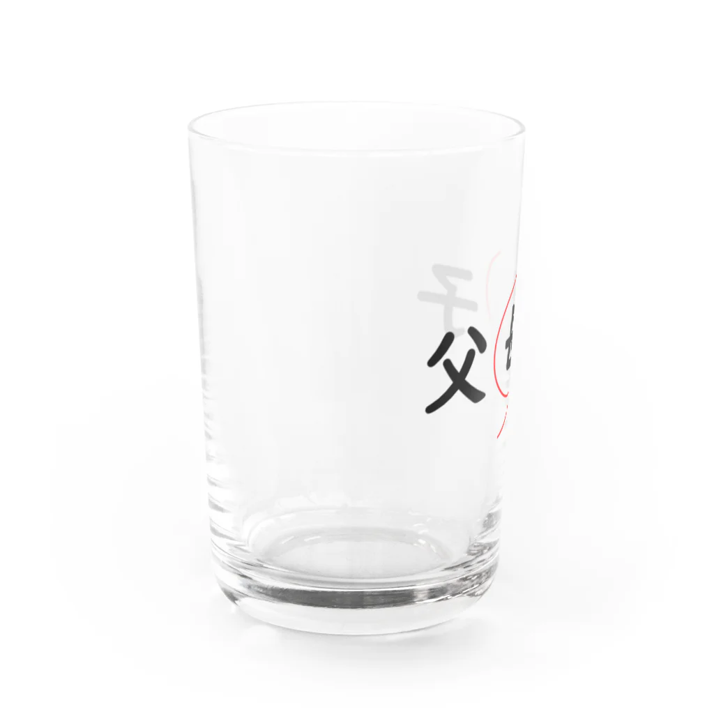 はちよんごの父母子(母) Water Glass :left