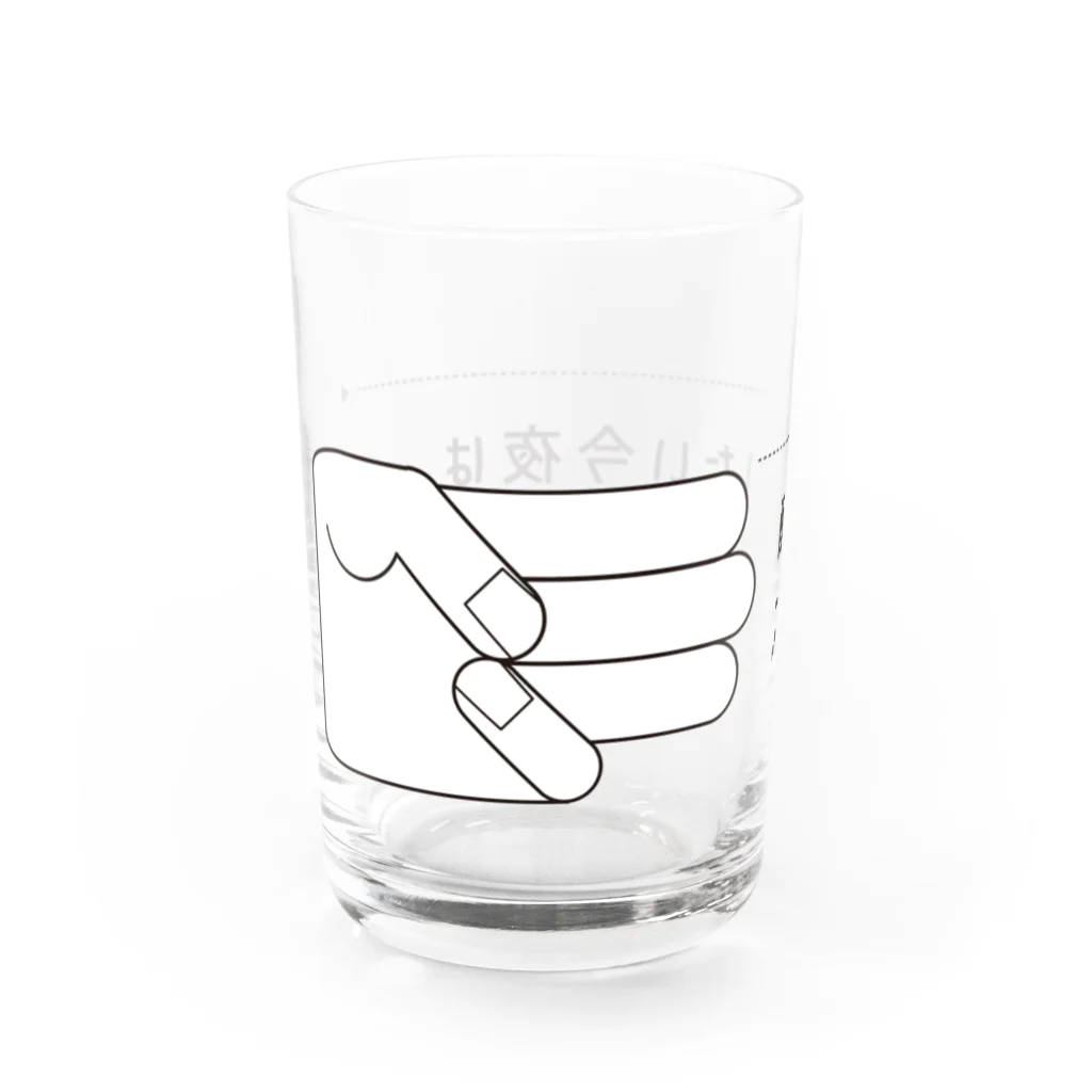 とことこやの酔いたい今夜はスリーフィンガー Water Glass :left