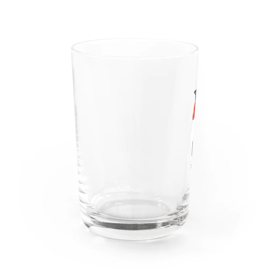 kuroのマフラーペンギン Water Glass :left