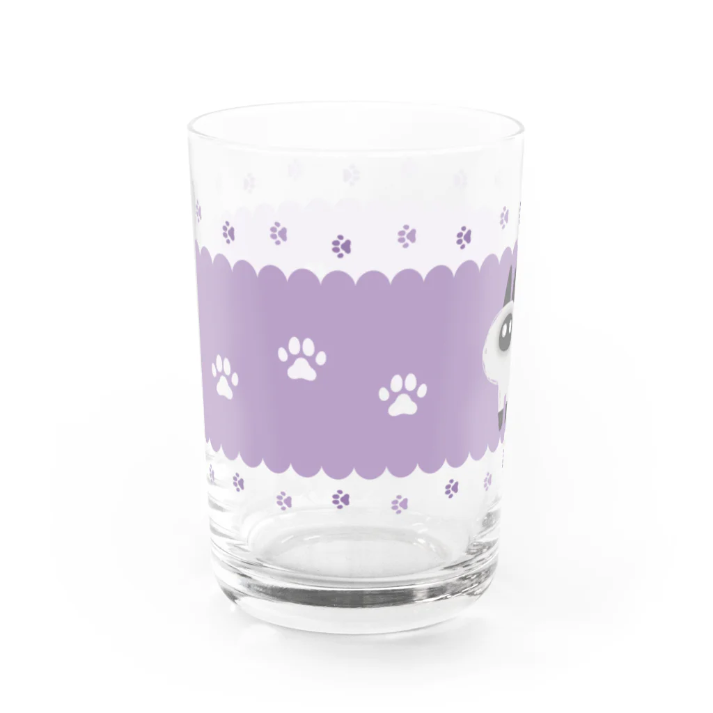 ツギハギ ニクの【GUchaNeko】ポインテッド Water Glass :left